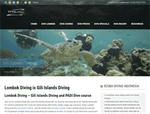 Tablet Screenshot of divezone-lombok.com